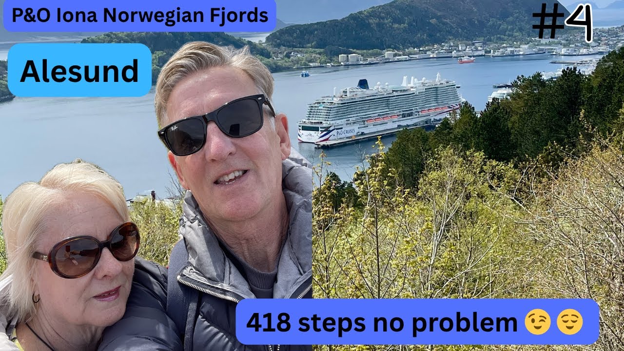 P&O Iona Norwegian Fjords....Alesund....Hop on. Hop off