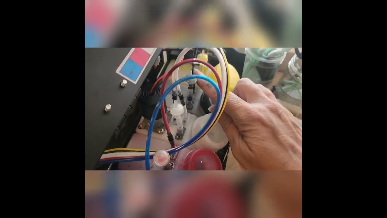 How to change ink tubing and dampers on L1800 DTF printer