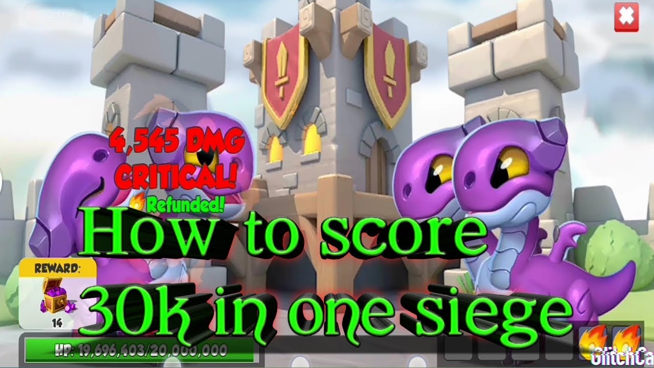#HOW TO SCORE 30K IN ONE SIEGE IN CLAN SIEGE EVENT(Dml)