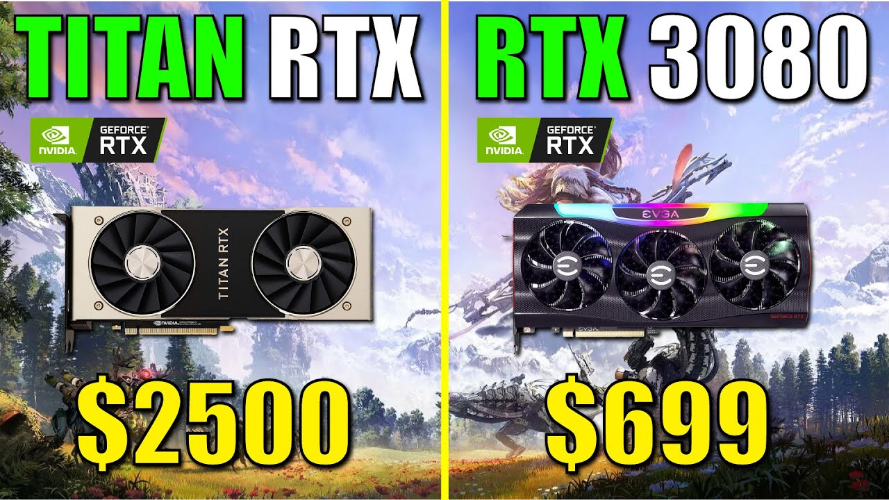 TITAN RTX vs. RTX 3080 | Test in 8 Games | 4K
