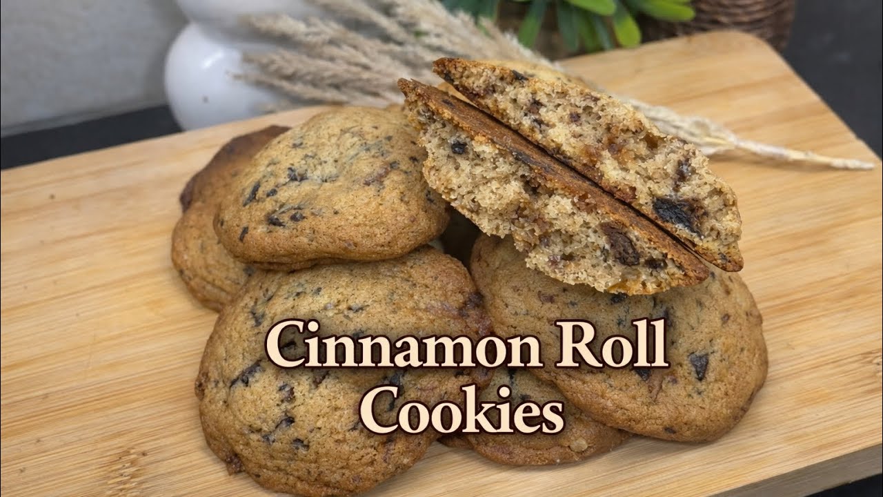 Cinnamon Roll Cookies 🍪 