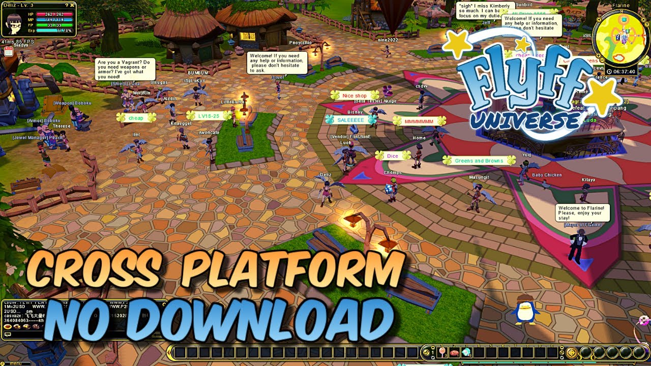 FlyFF Universe  Cross Platform ! (Android/Mac/PC Classic MMORPG)