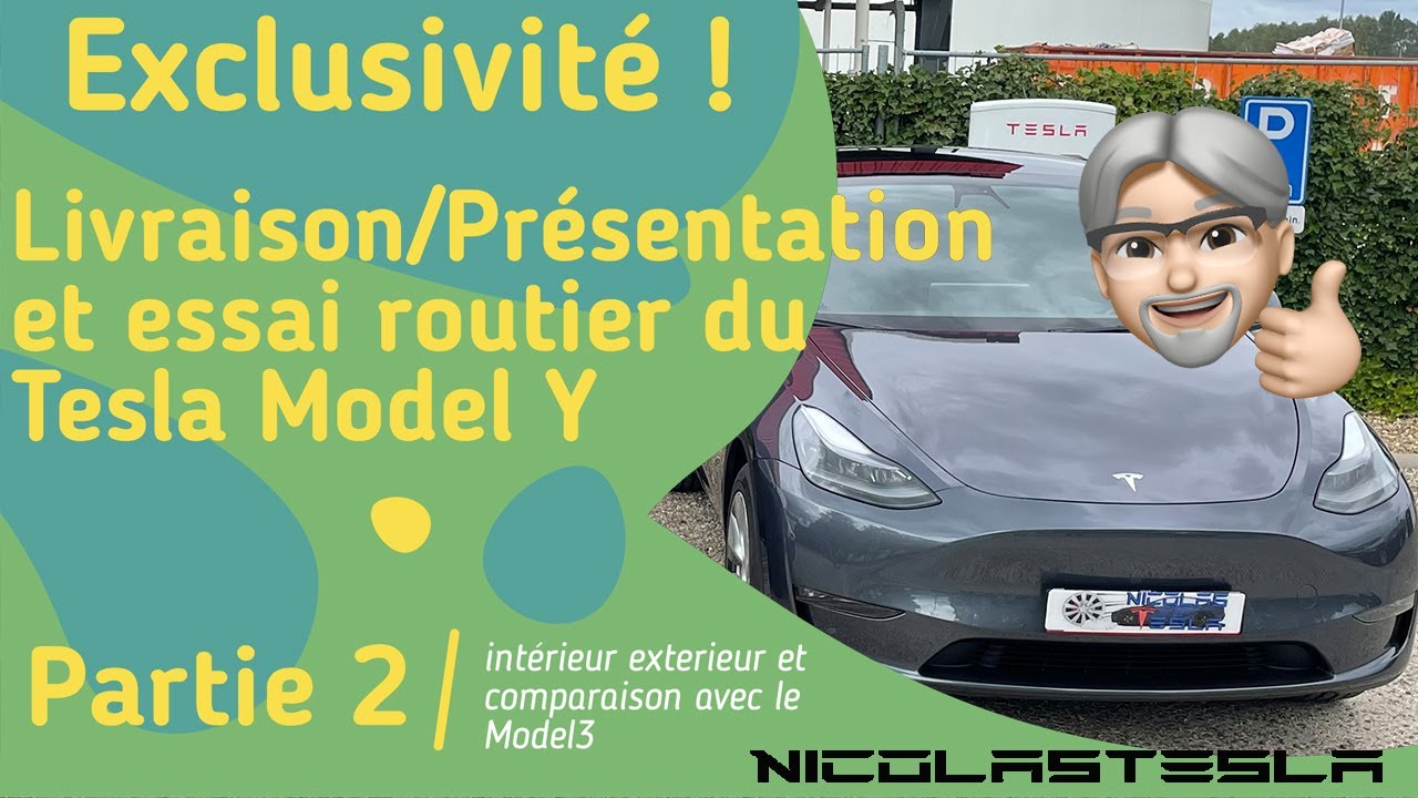 Exclusivité ! Livraison, essai routier et présentation du Tesla Model Y !Partie 2