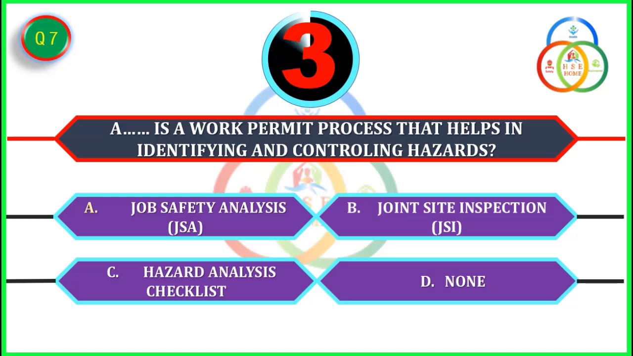 ARAMCO WPR WRITTEN TEST - 1 | ARAMCO WORK PERMIT RECEIVER | SAUDI ARABIA | HSE HOME