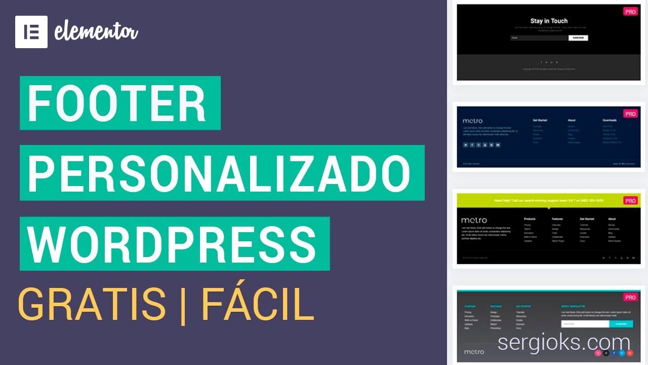 ✅ Crear Footer Personalizado en WordPress 👉 Gratis y Fácil | 2020