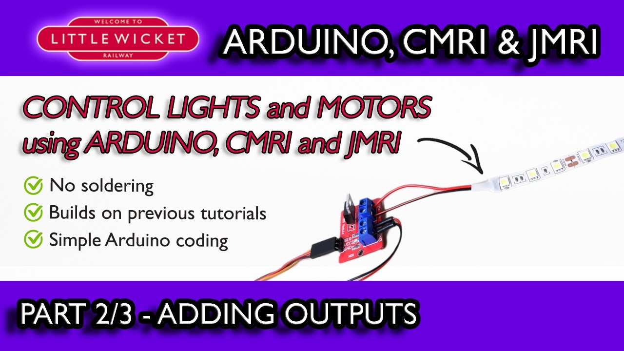Arduino, CMRI и JMRI — Часть 2 — Добавление выходов