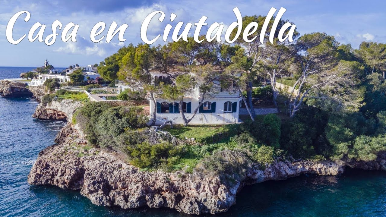 Chalet en primera línea con piscina y acceso directo al mar en Ciutadella [MENORCA] Ref.36041