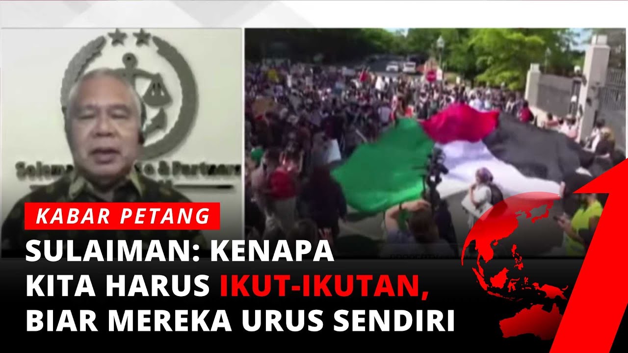 Konflik Israel-Palestina, Sulaiman: Ngapain Kita Urus Jauh-jauh Disana | Kabar Petang tvOne