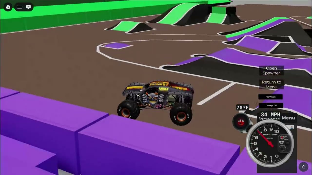 Trying out the other Monster Jam Trucks and the other tracks