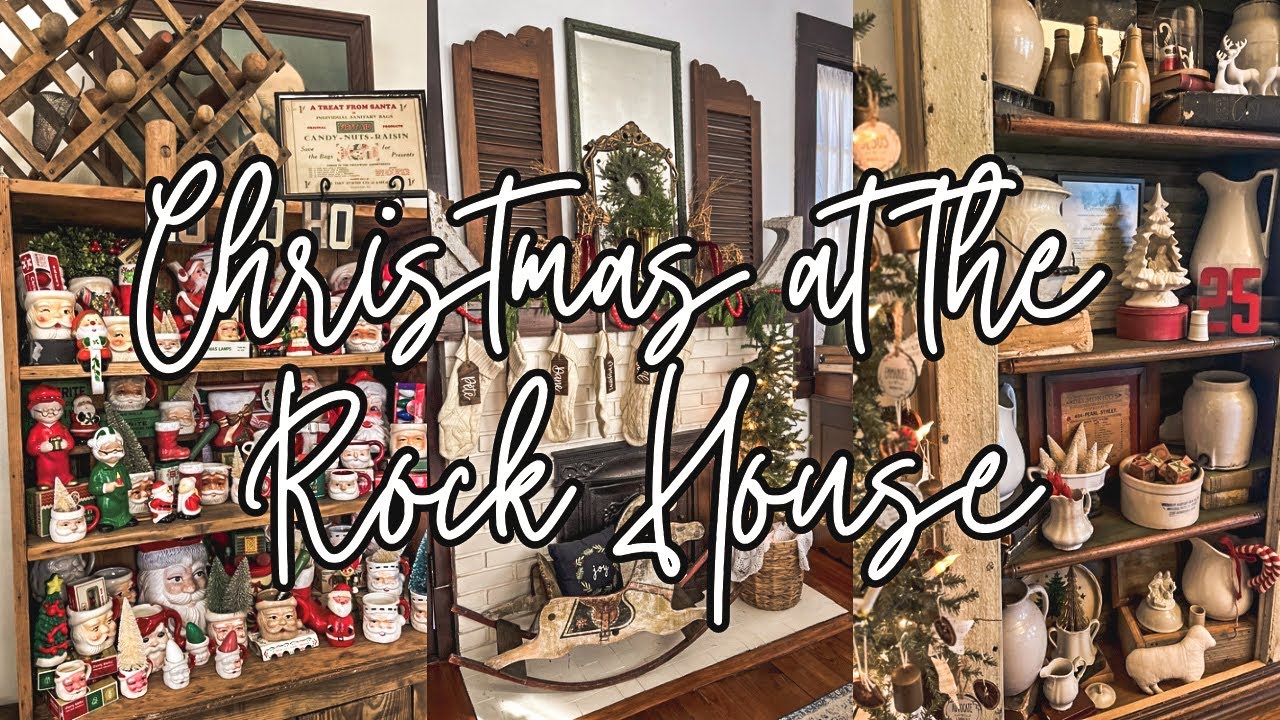 Historical Christmas Home Tour + Christmas at the Historic Rock House