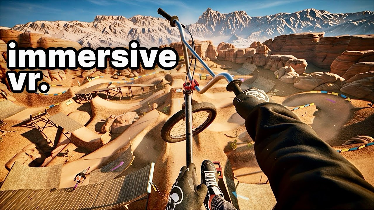 The Most Realistic VR BMX Game Ever! (And It Broke Me)