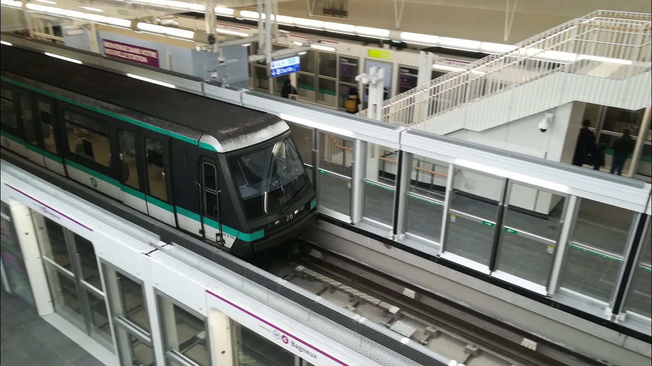 Métro de Paris Ligne 4 Porte de Clignancourt - Bagneux-Lucie Aubrac MP89 [Prolongement / Extension]