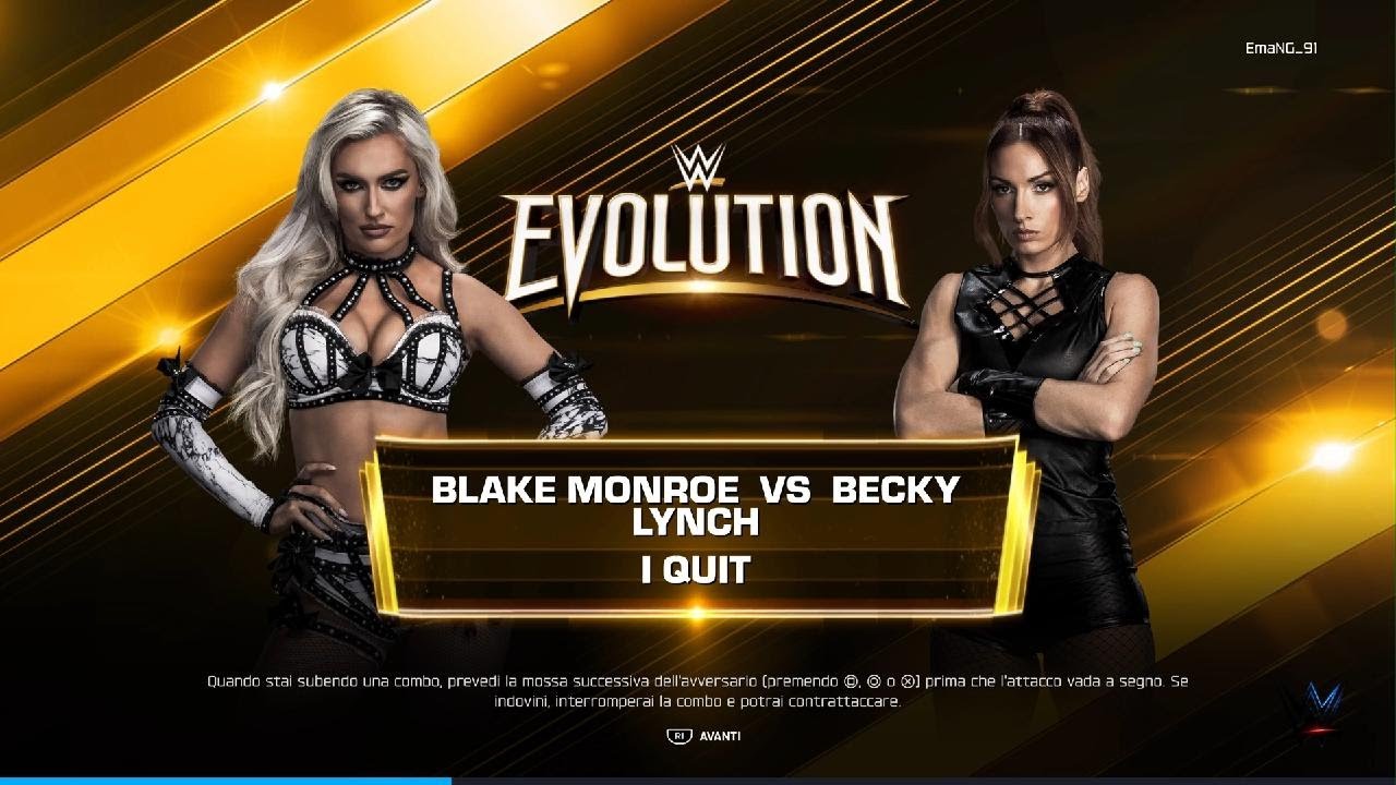 WWE 2K26 - Blake Monroe vs Becky Lynch - I Quit Match