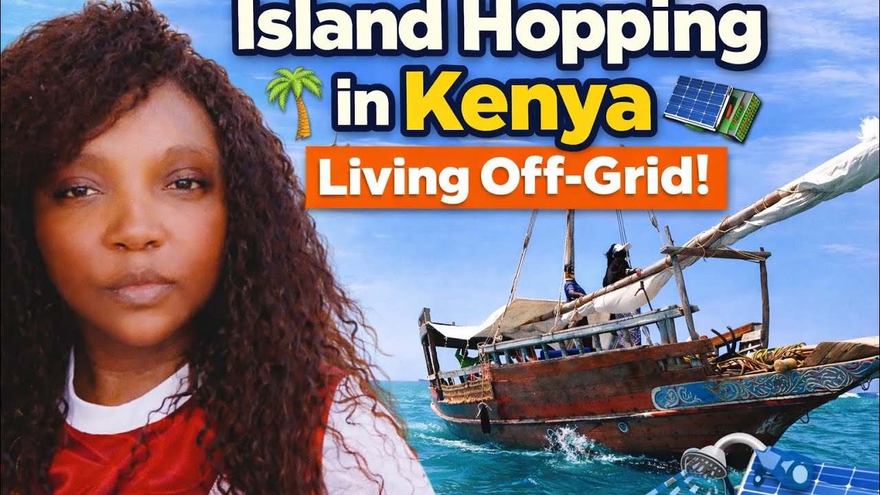 KENYA VLOG Episode 9 | Wasini & Kisite Island A🌴🏝️ Cleaning Solar ☀️🔋& Fixing Off-Grid Showers 🚿🔧