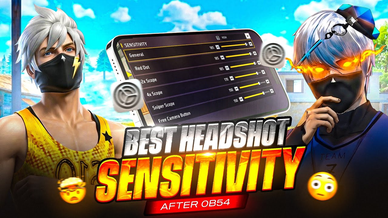 99% Headshot Sensitivity + Secret HUD (New Update) ⚡ @BlackHeartFF 