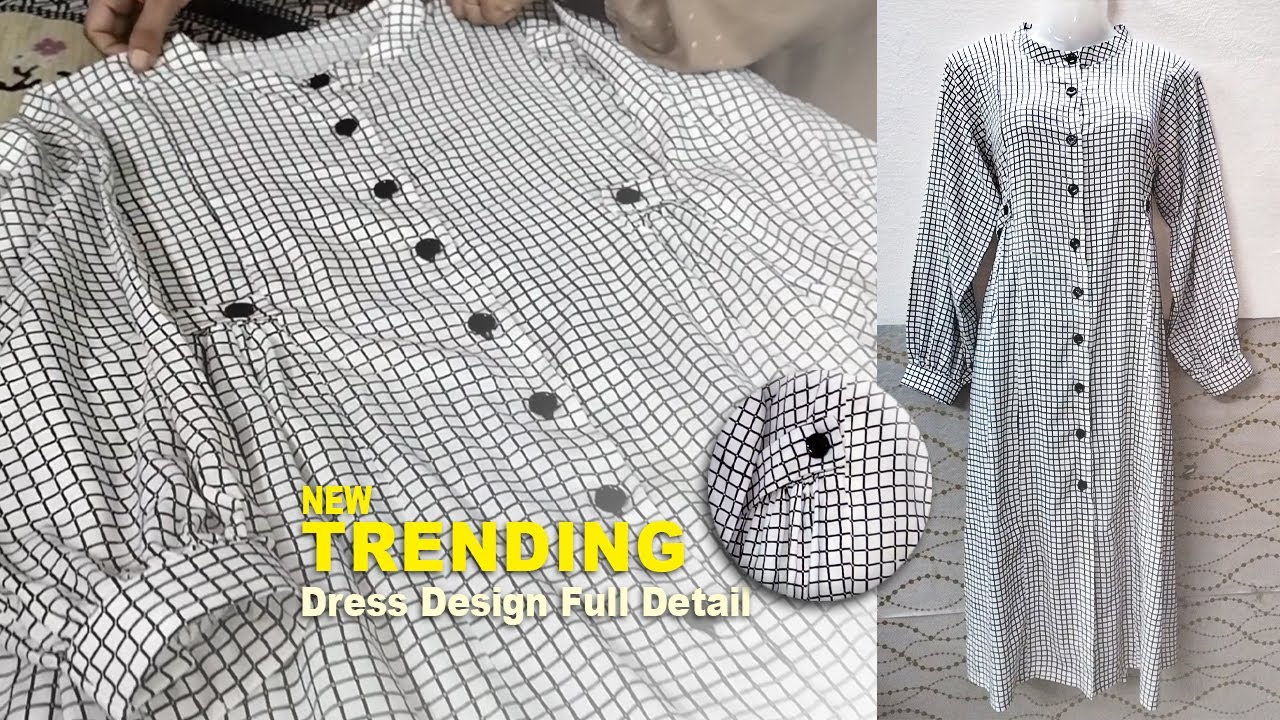  Elegant Dress Design cutting and stitching Full detail#trending viral #fashion #2025
