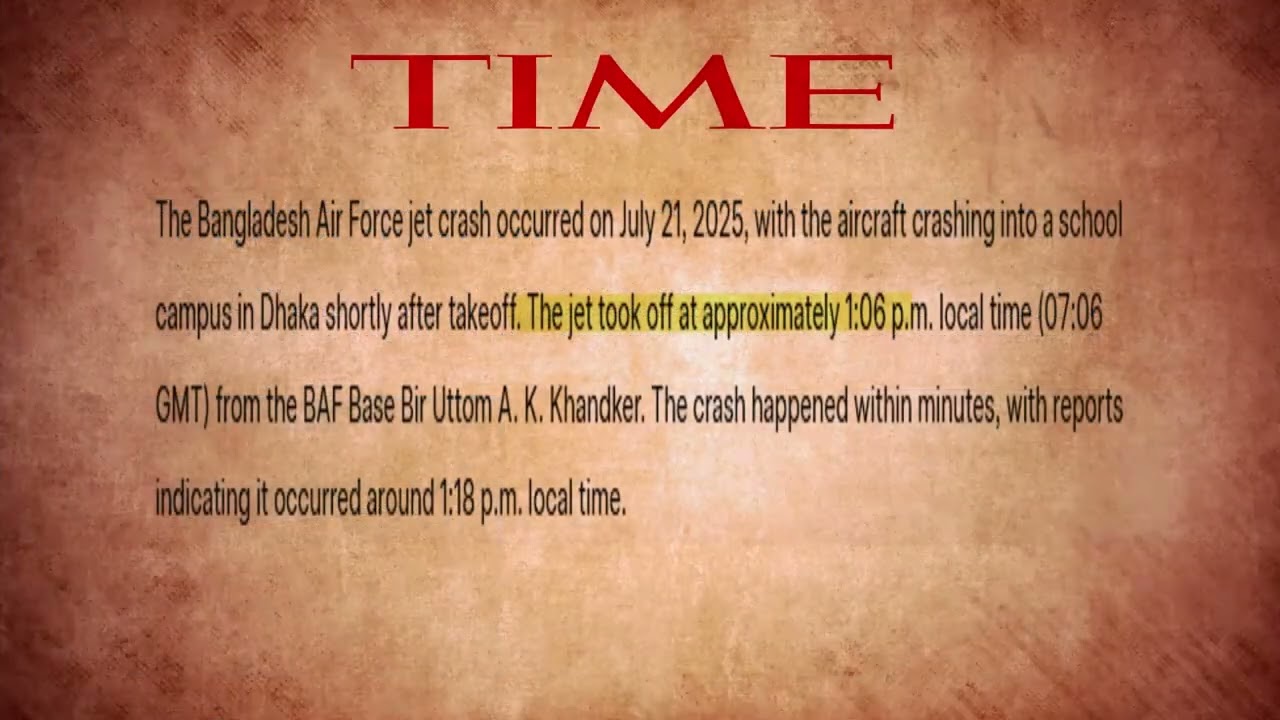 Tragic Bangladesh Jet Crash Kills 31, Injures 180