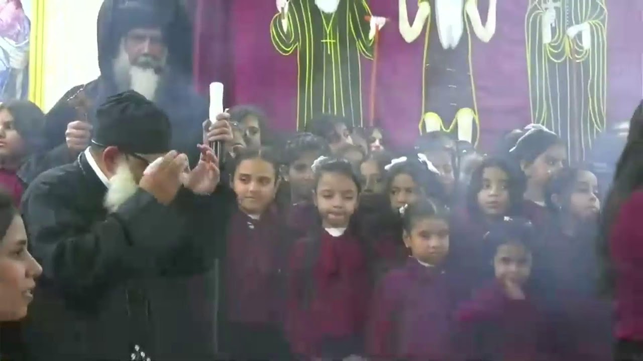اليوم الثالث من نهضة البابا كيرل من كنيسة الشهيدة دميانة بقن2026/3/4