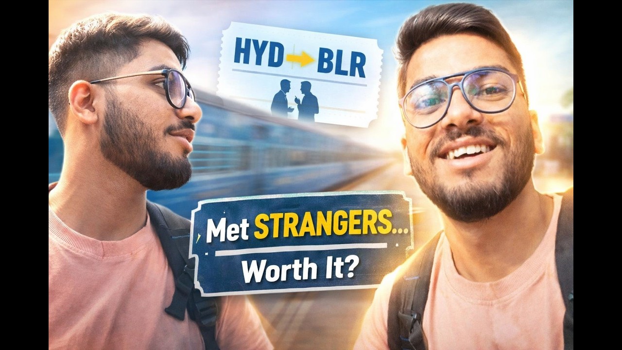 I Met Random People On A 11 Hr Train… Didn’t Expect This!!!