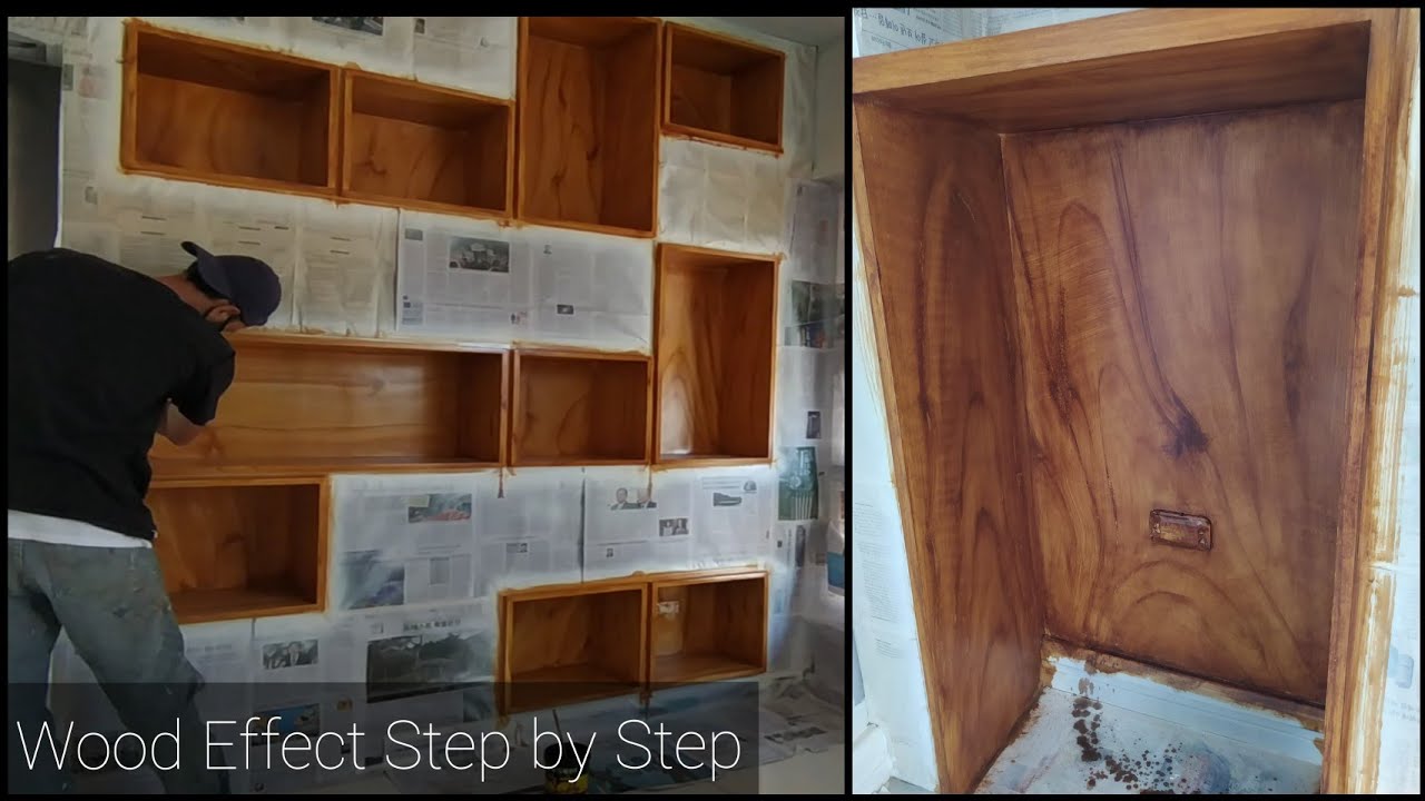 DIY Wood Graining On Plywood | 