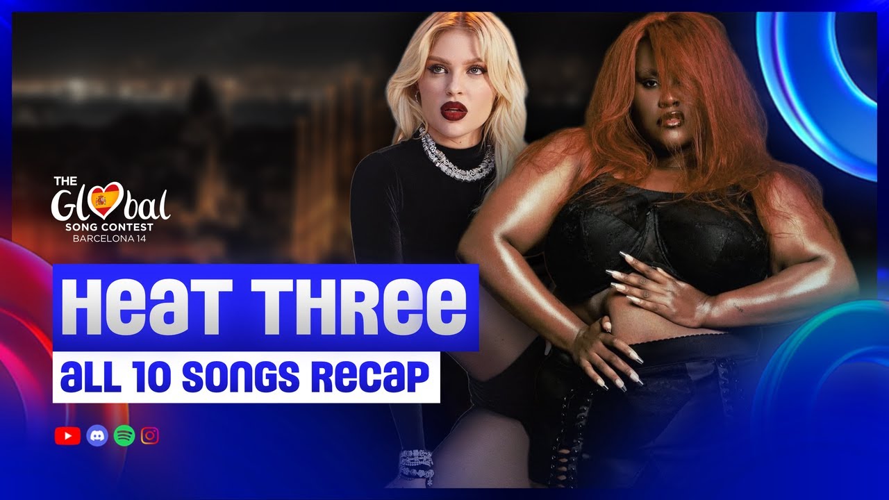 🇪🇸 RECAP : All songs competing in Heat Three (Voting Open!) | The Global Song Contest 14
