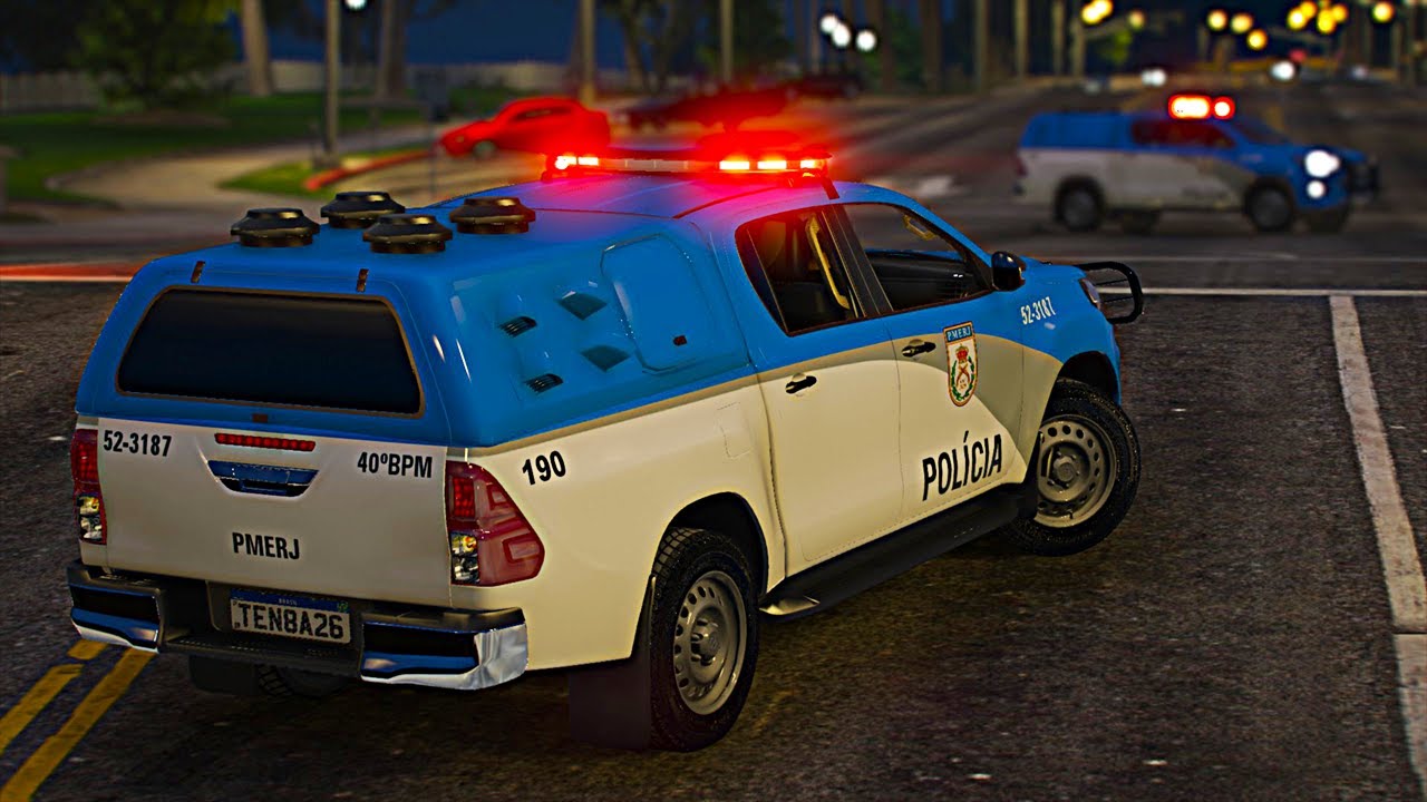CONFRONTO COM CRIMINOSOS 40ºBPM PMERJ | GTA 5 VIDA POLICIAL