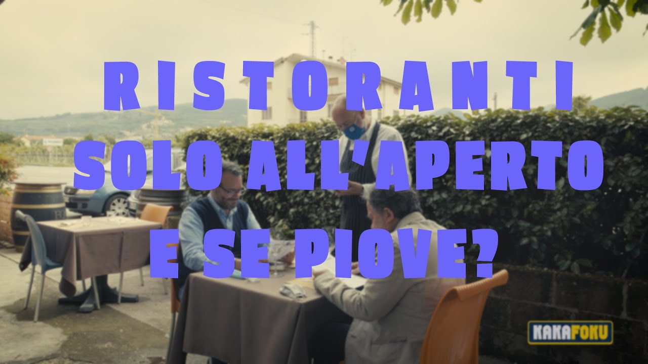 RISTORANTI ALL' APERTO E SE PIOVE?