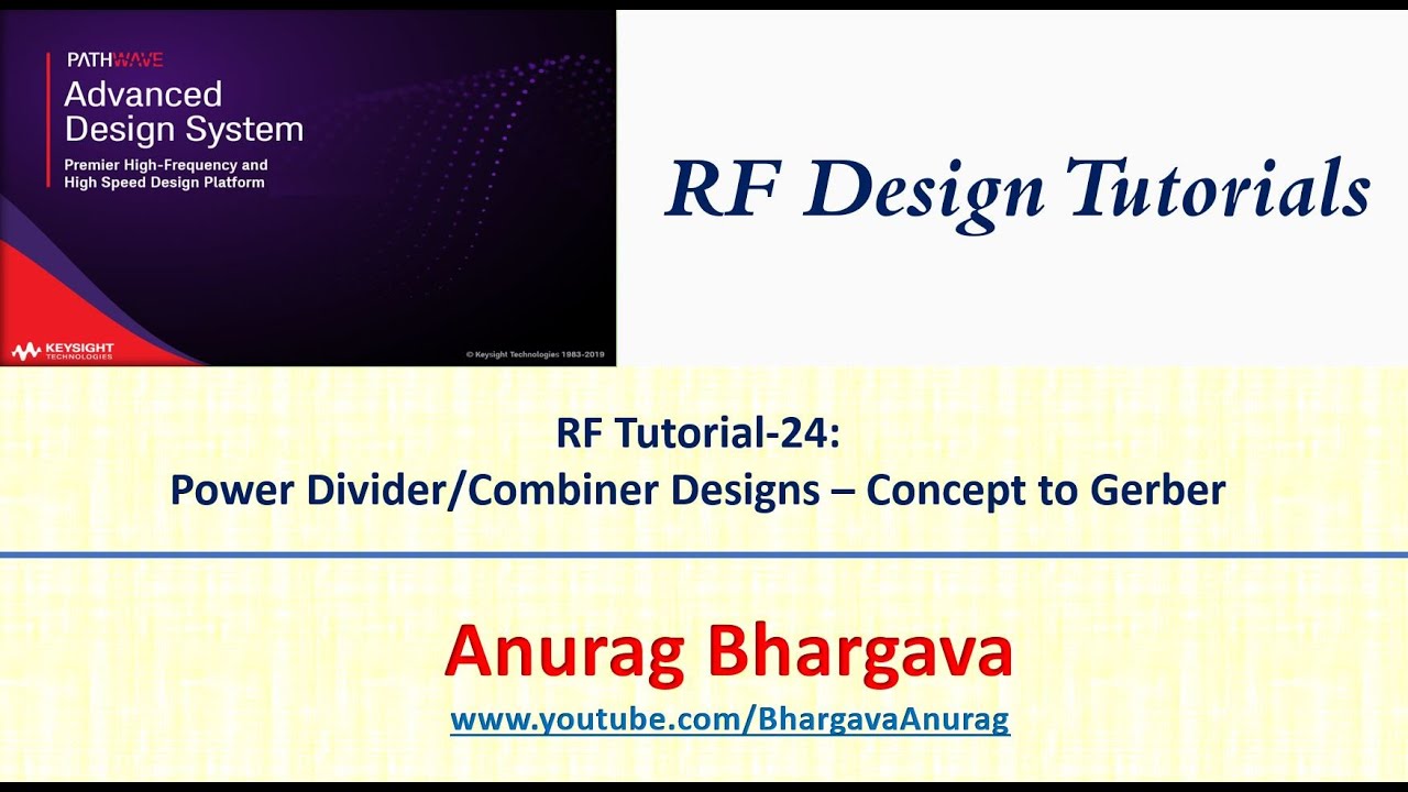 RF Design-24: Power Divider/Combiner Design - Concept to Gerber