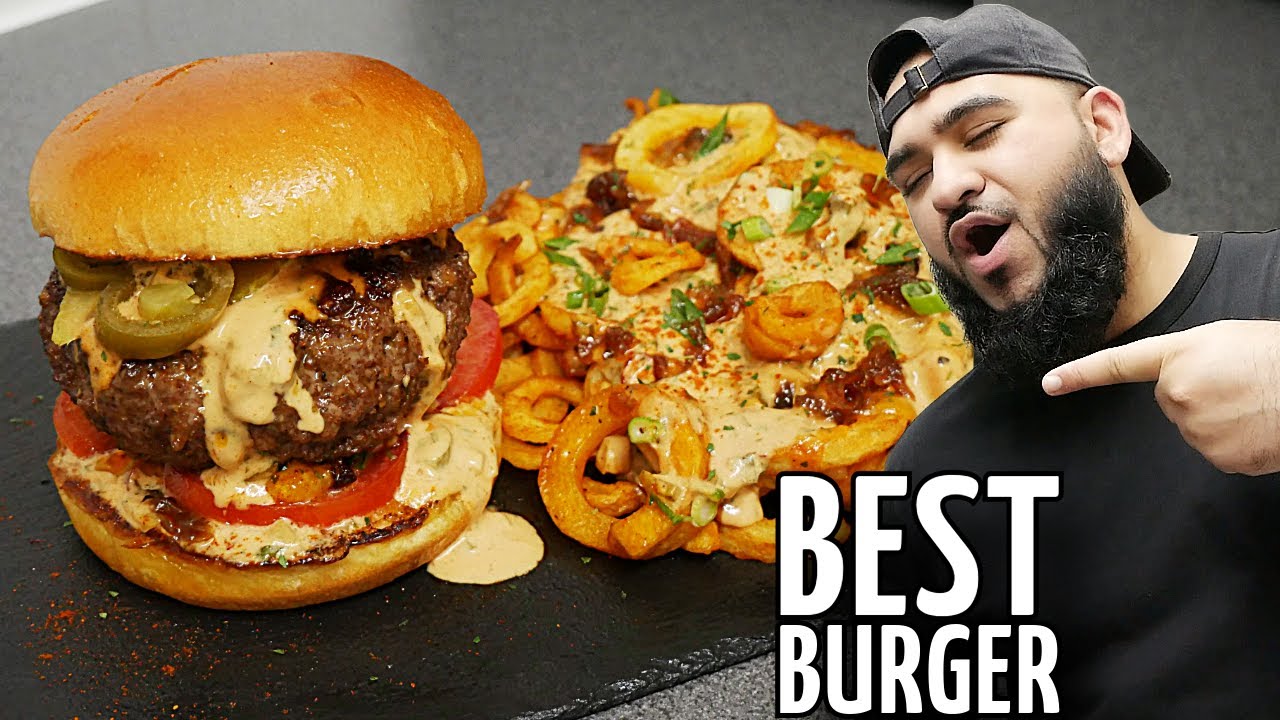 THE BEST BURGER EVER! JUICY LUCY BURGER