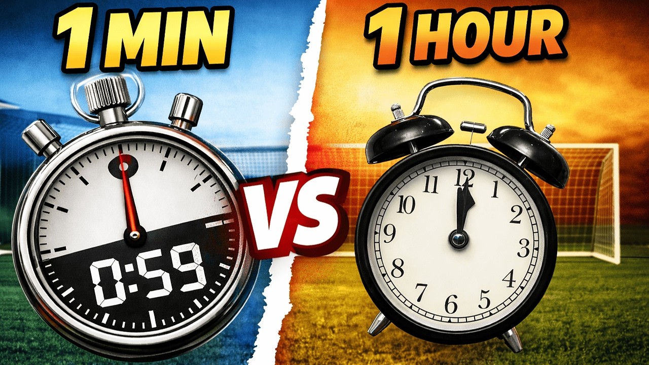 We Tried Recreating an Iconic Goal in 1 Minute vs 1 Hour