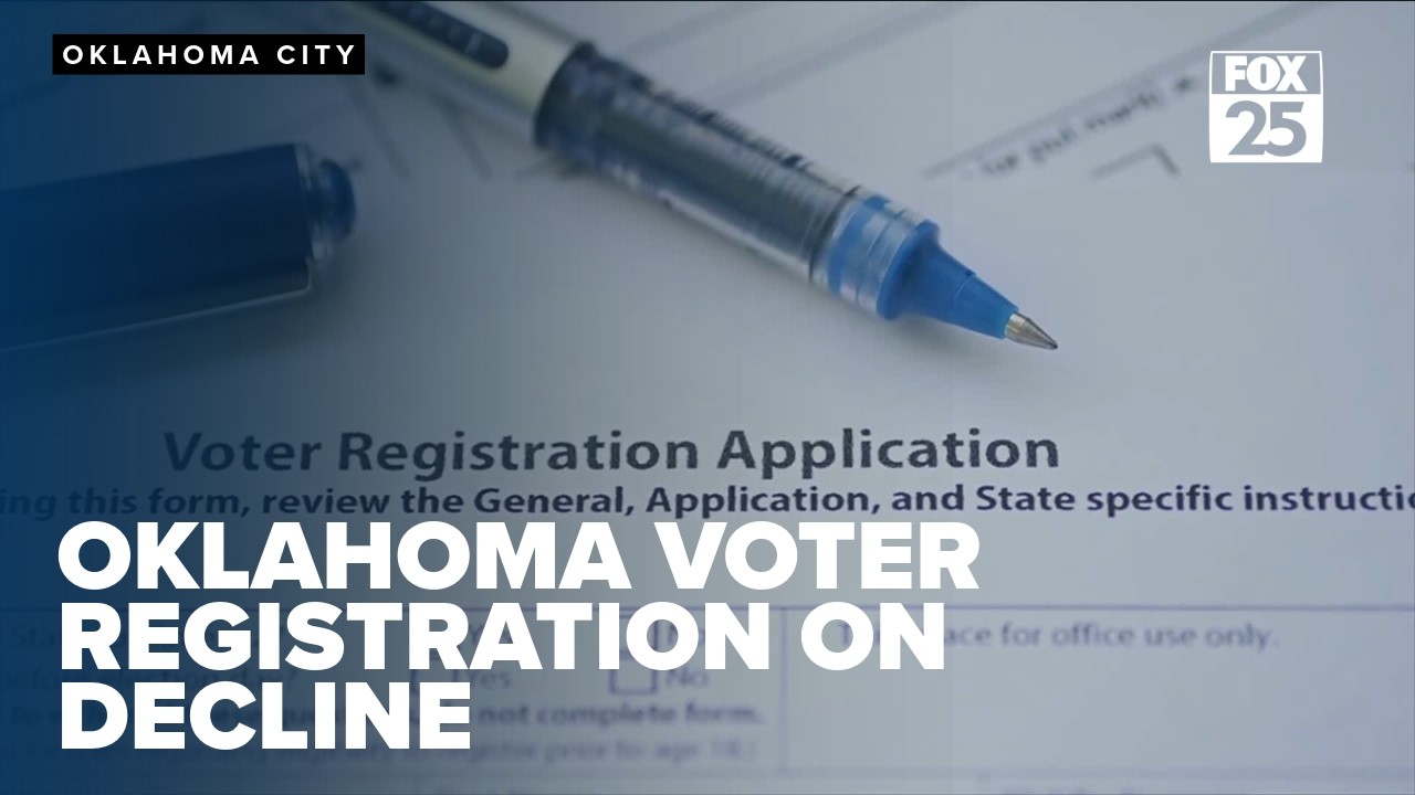 Voter registration in Oklahoma on a decline for both Republicans and Democrats