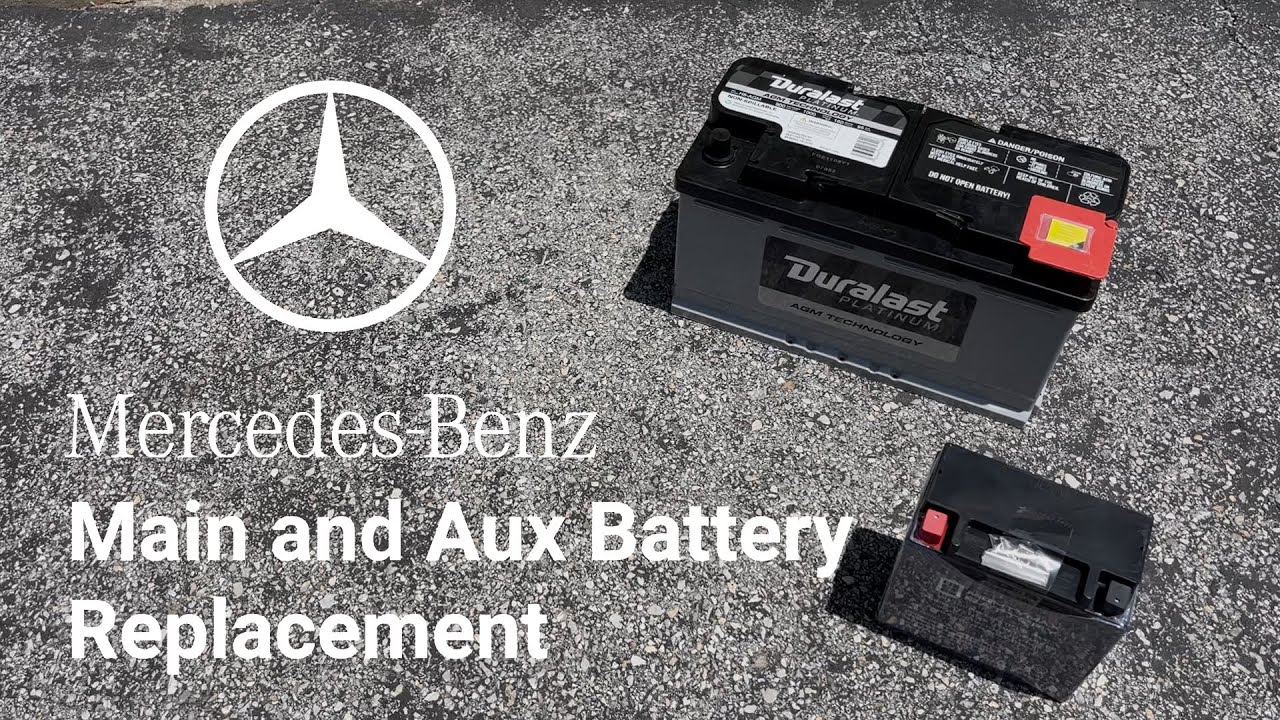 Замена основного и вспомогательного аккумулятора Mercedes Benz — E-класс, S-класс, SL — пошаговое...