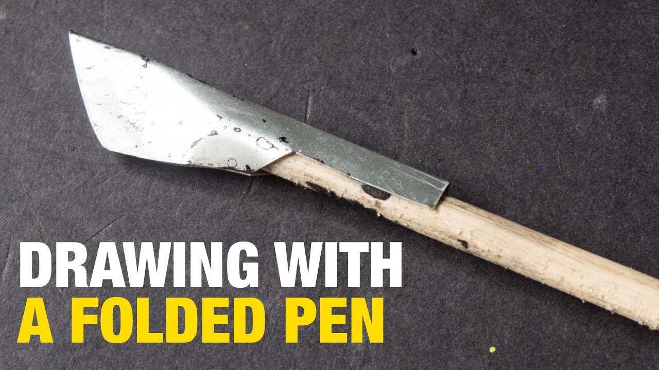 Drawing with a Folded Pen