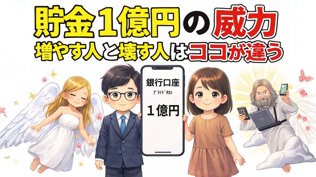 【残酷な真実】1億円持っても「一生貧乏」な人の共通点。マス層が陥る資産運用の罠とは？|資産を守る経済の話