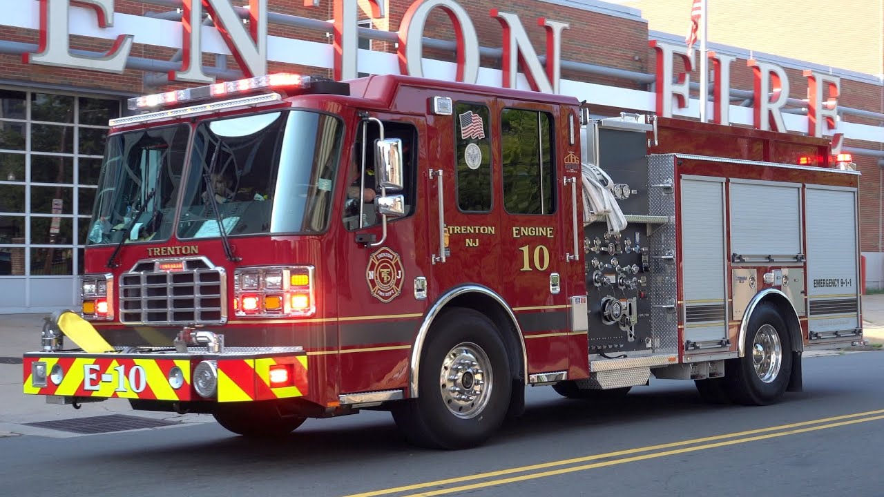 Trenton Fire Department *NEW* Engine 10 Responding