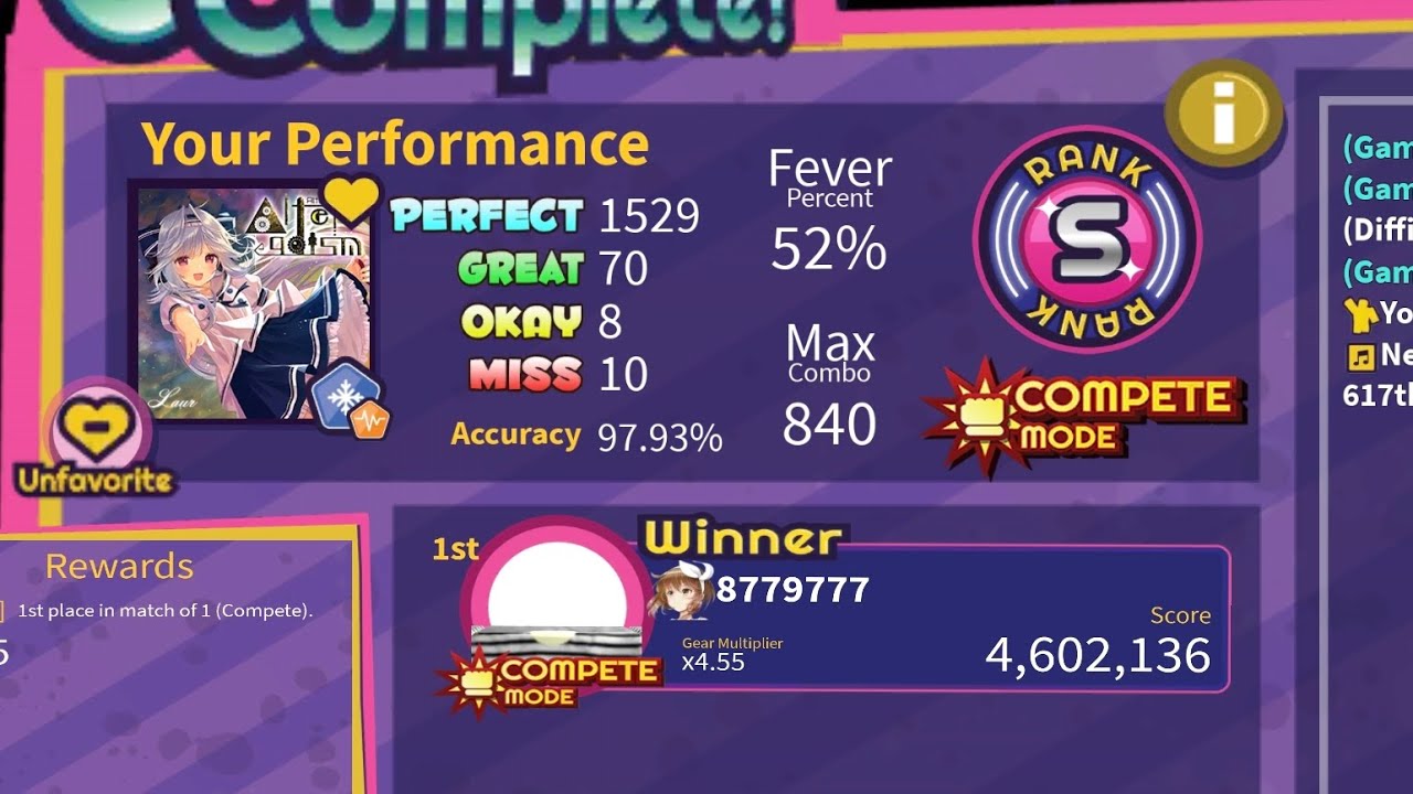 Alteregoism S 97.93% robeats