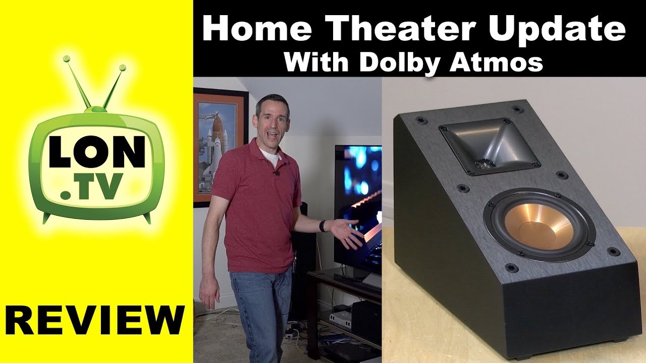 Home Theater Tour & New Klipsch Dolby Atmos Speakers!