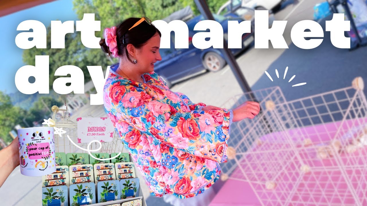 Packing & Prepping for My Biggest Market | Craft Market Vlog 📦☁️🌈