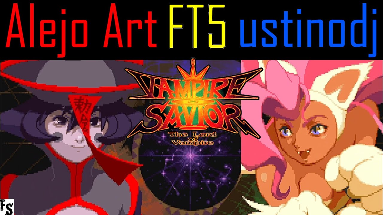 Vampire Savior - Alejo Art [Lei-Lei] vs ustinodj [Felicia] (Fightcade FT5)