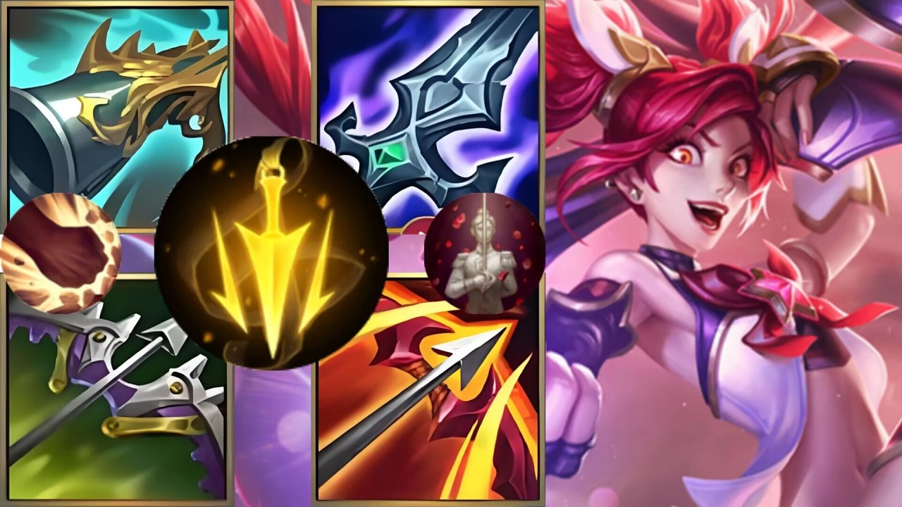 【LOL 手遊榜單大神】國服金克絲絕活哥（Wild Rift Jinx）出裝符文搭配推薦，教你新賽季上分技巧對線細節