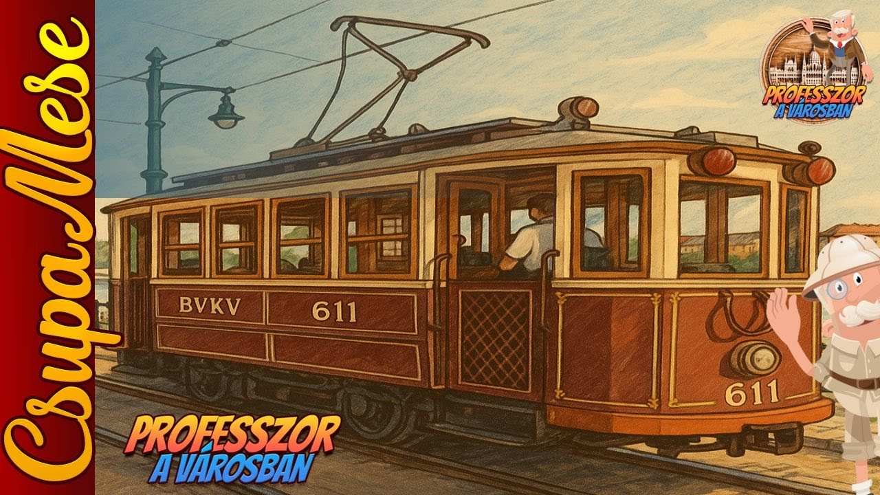 PROFESSZOR A V&Aacute;ROSBAN -  Utaz&aacute;s a fav&aacute;zas villamoson