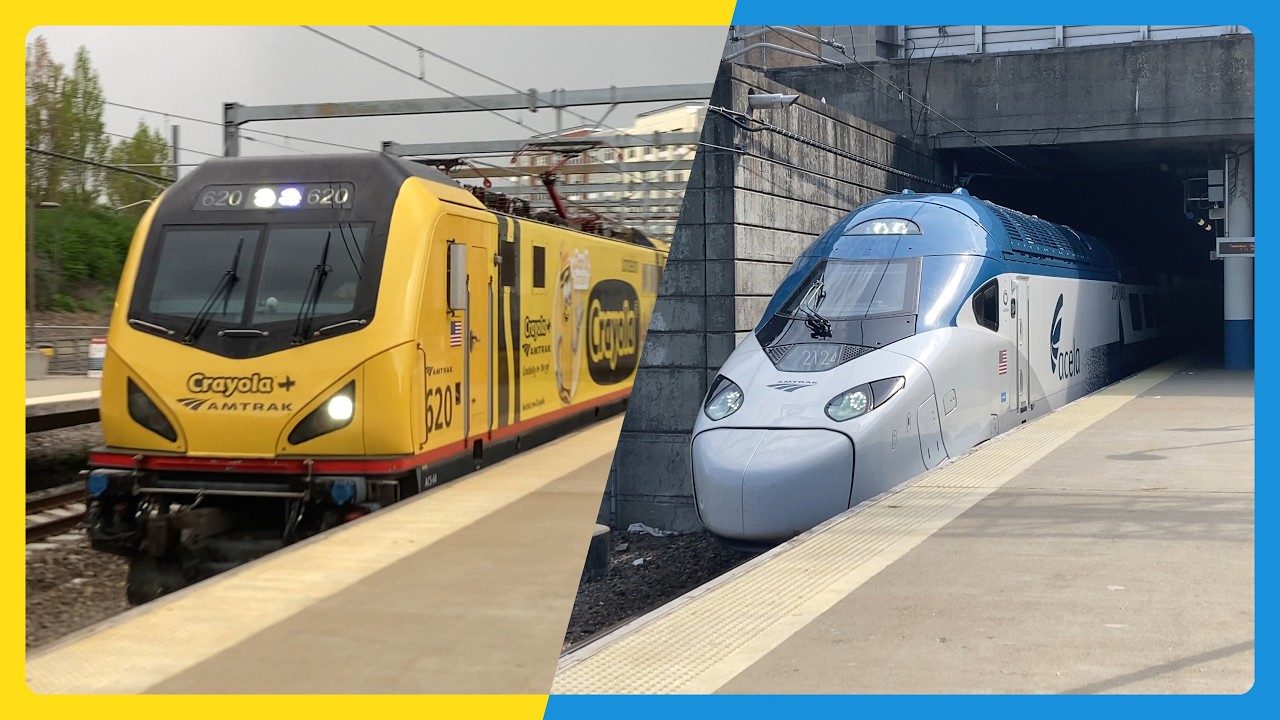 Fun Amtrak trains in Providence! (2025 edition)