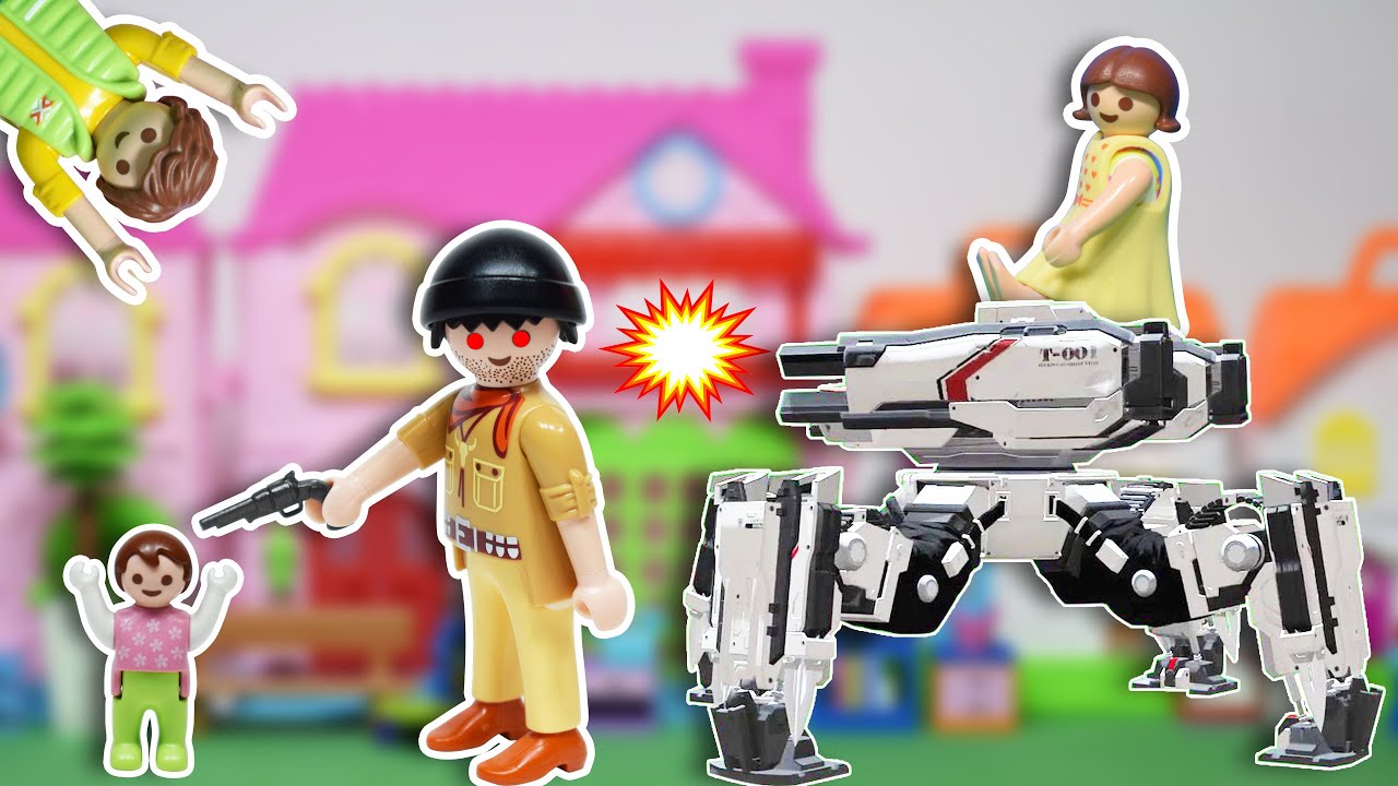 الحرامي كان هيخطف سمسم و الشرطي الالي انقذه - عائلة ساندي - قصص اطفال