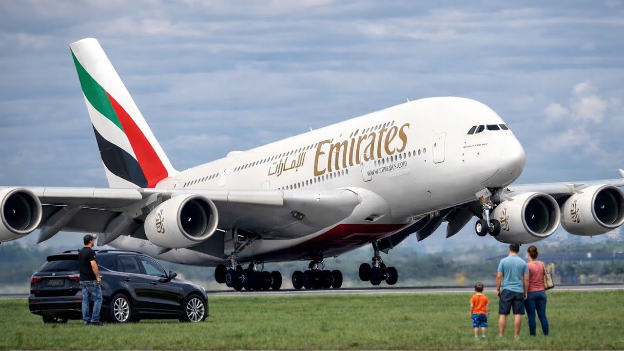 Incredible Emirates A380 Journey | Manchester to Arival At Birmingham Airport ✈️!