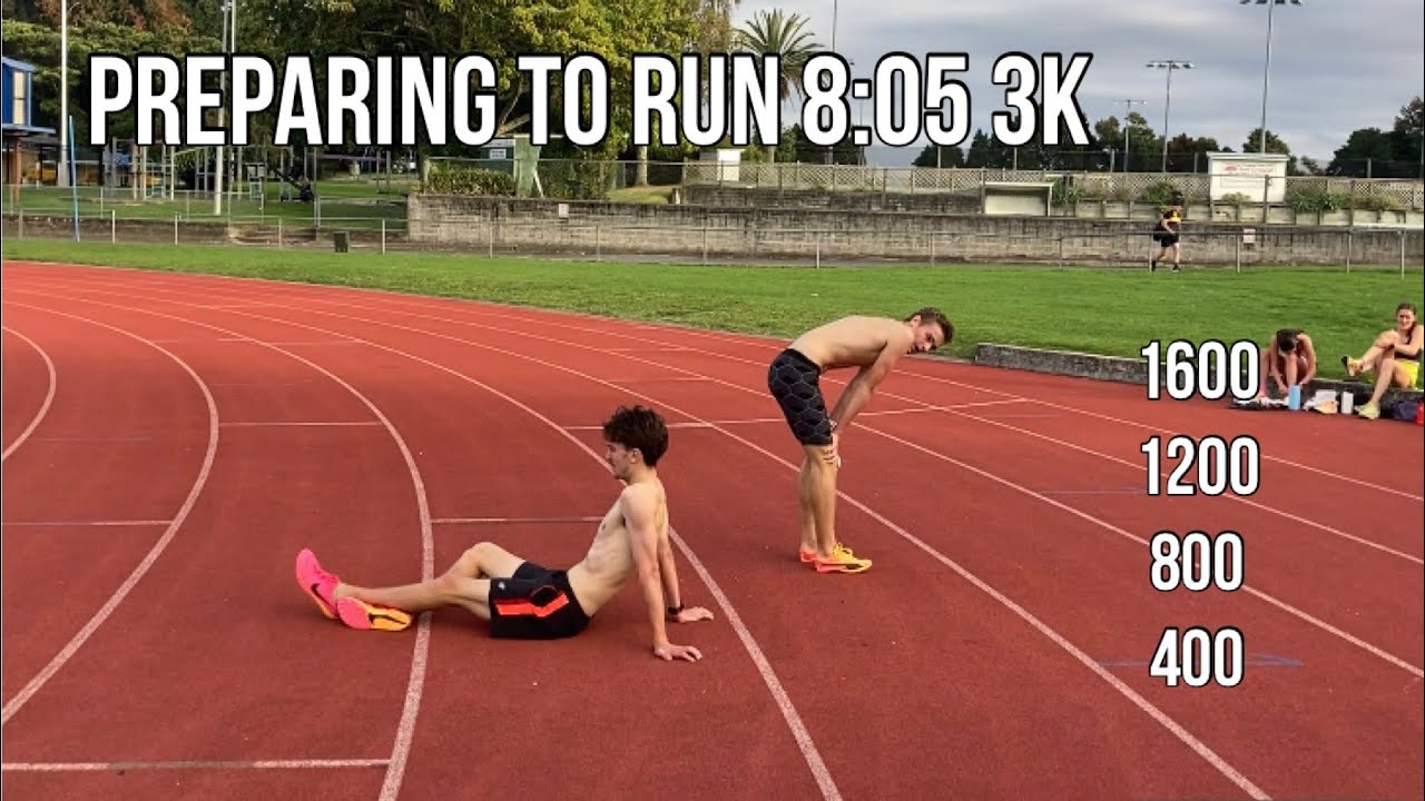 HARD TRACK SESSION BEFORE 8:05 3K ATTEMPT
