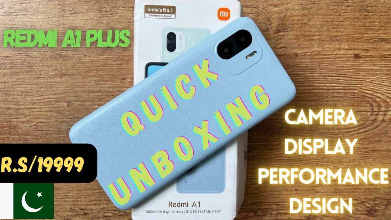 Redmi a1 plus||quick unboxing|camera,display, performance,design|Tech Apps Tricks