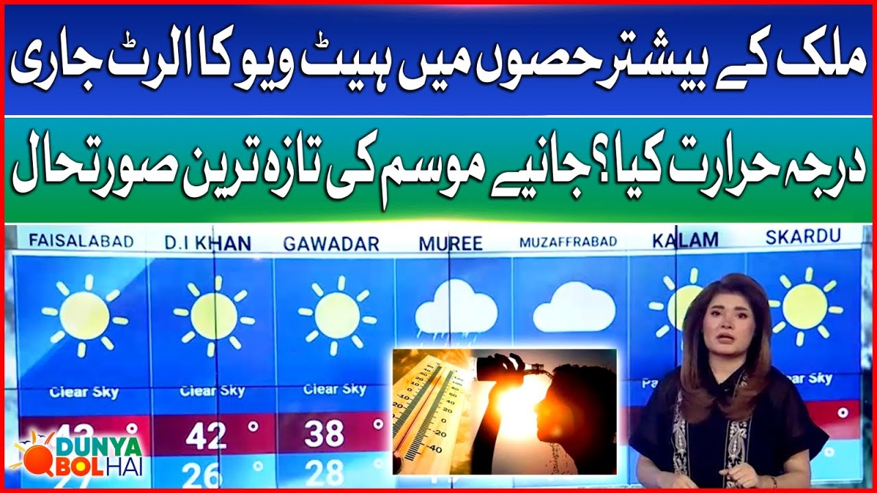Heat Wave Alert | Pakistan Weather Today Updates | Big Prediction | Dunya BOL Hai