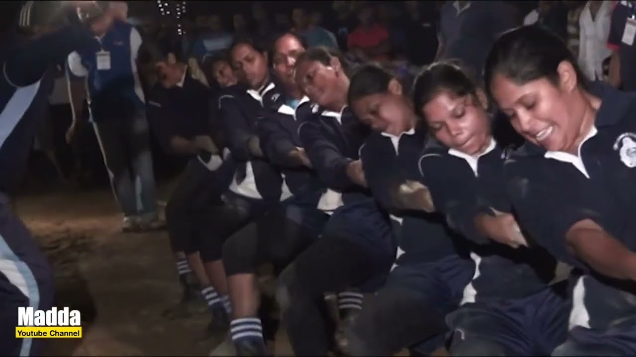 Navy  Ladies Tug OF WAR560KG නේවි කෙල්ලෝ ටිකනම් හොදටම කලා