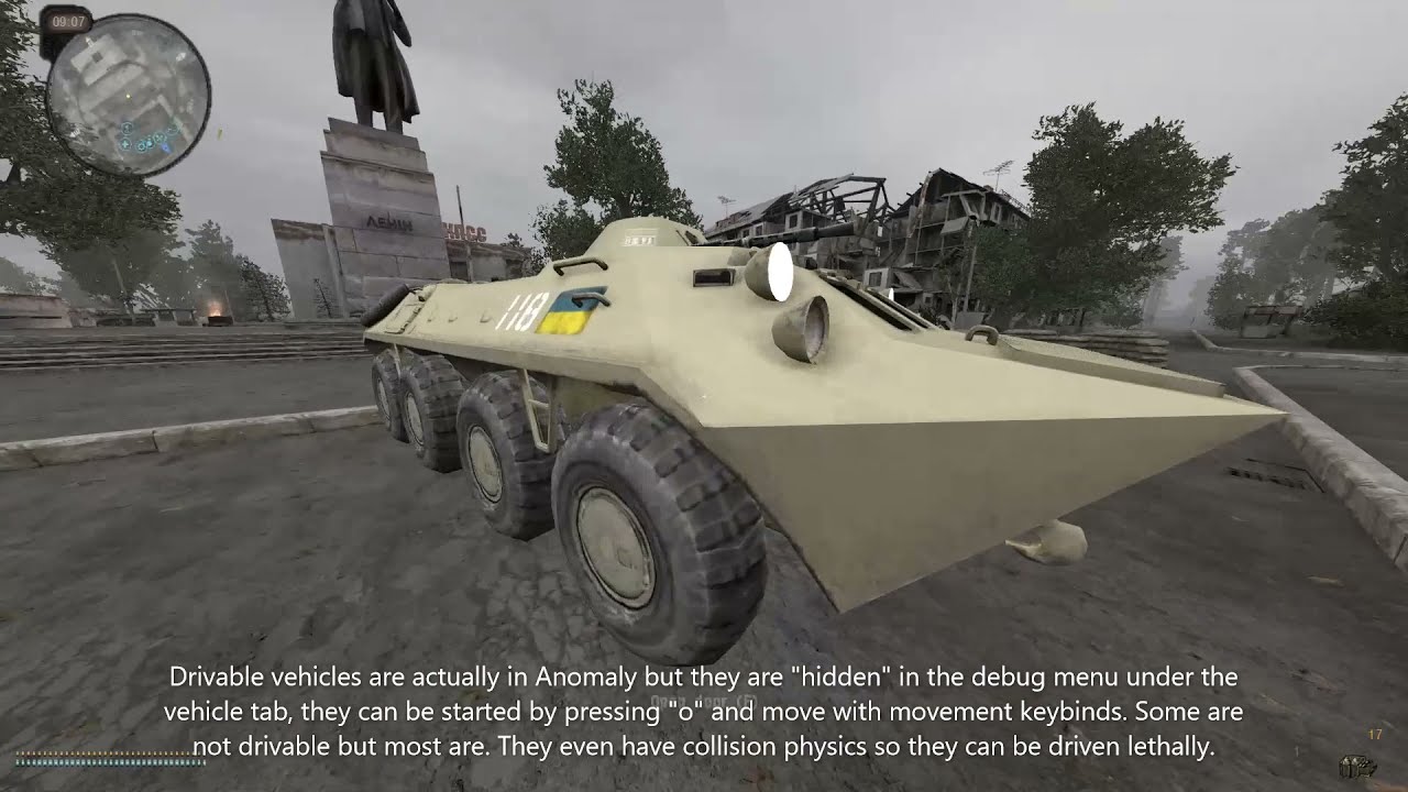 Vehicles in S.T.A.L.K.E.R. Anomaly