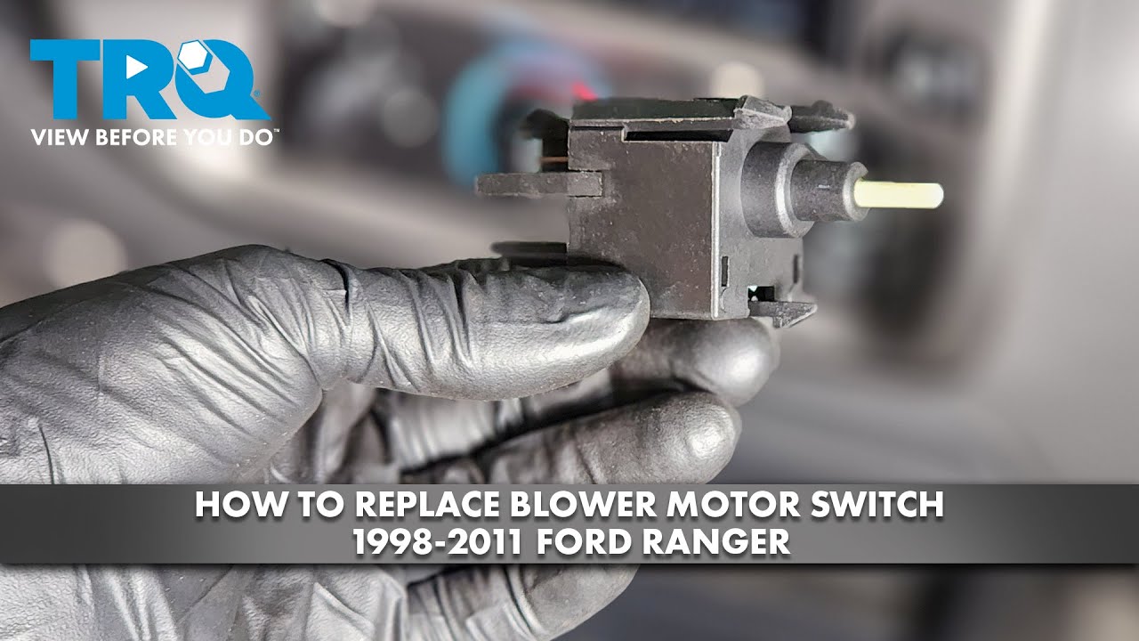 How to Replace Blower Motor Switch 1998-2011 Ford Ranger